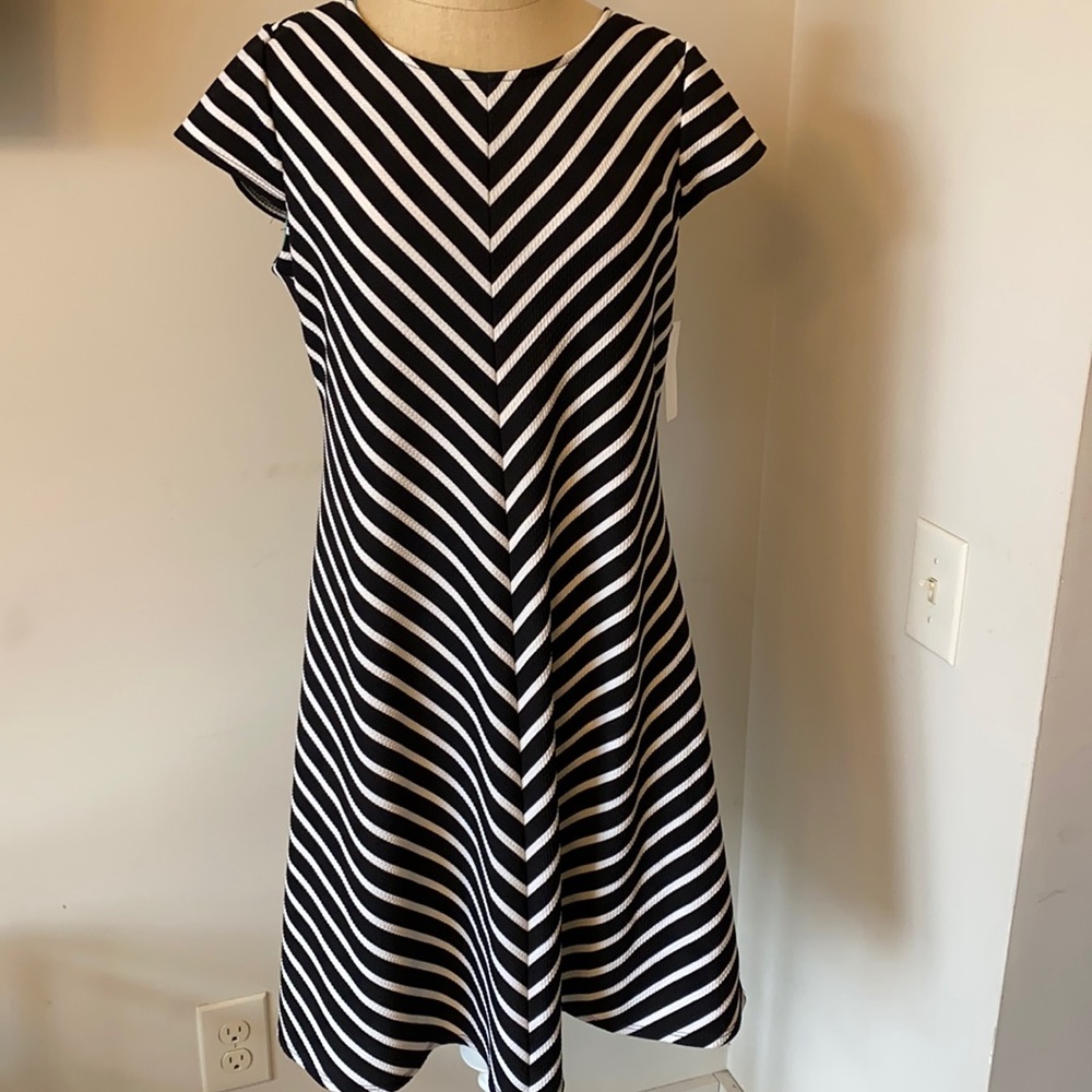 Black and white Tiana B. Dress